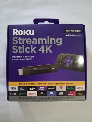 NEW Roku Streaming Stick 4K/HD/HDR Media Streaming Device With Dolby Vision