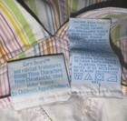 Vintage Care Bears Colorful Striped Denim Overall Shorts 12 Months Sweetheart — photo 6