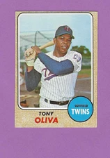 1968 Topps Twins HOF Outfielder Tony Oliva #165 Baseball Card