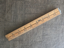 EAGLE RULE - Vintage 36" Wooden Folding Folded Ruler - Pre-Owned - Made in USA