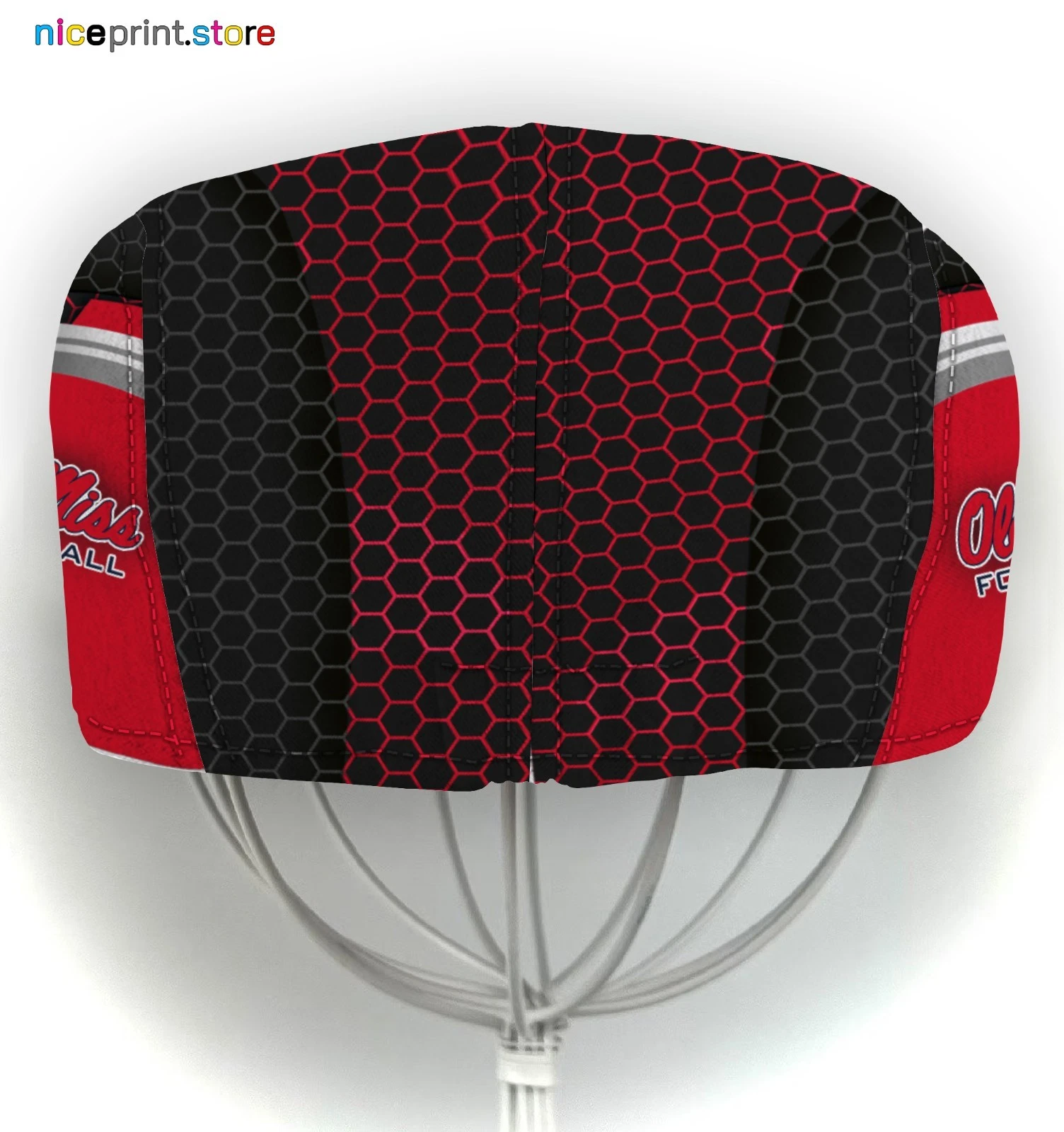 Ole Miss Team Rebels Jeff Cap NCAA Driver Cap NCAA Golf Cap NCAA Flat Cap