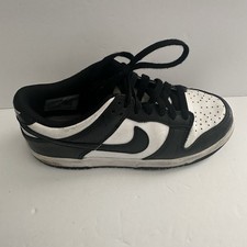 Nike Dunk Low Retro Panda Black White Sneakers Youth Size 4Y CW1590-100