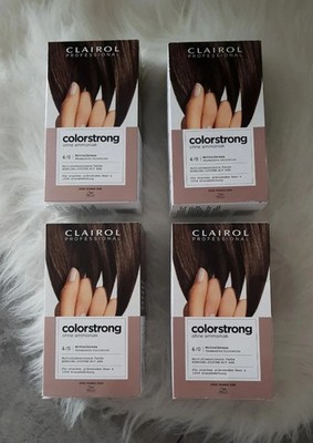 CLAIROL Colorstrong ohne Ammoniak Haarfarbe Mittelbraun 4/0 100% Graubdeckung