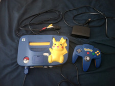 Nintendo 64 Pikachu Edition Console TESTED wi...