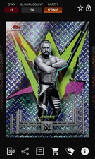 Andrade - Checkerboard Base Iconic - Topps Slam WWE Finest 25