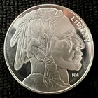 buffalo indian head round silver 1 oz