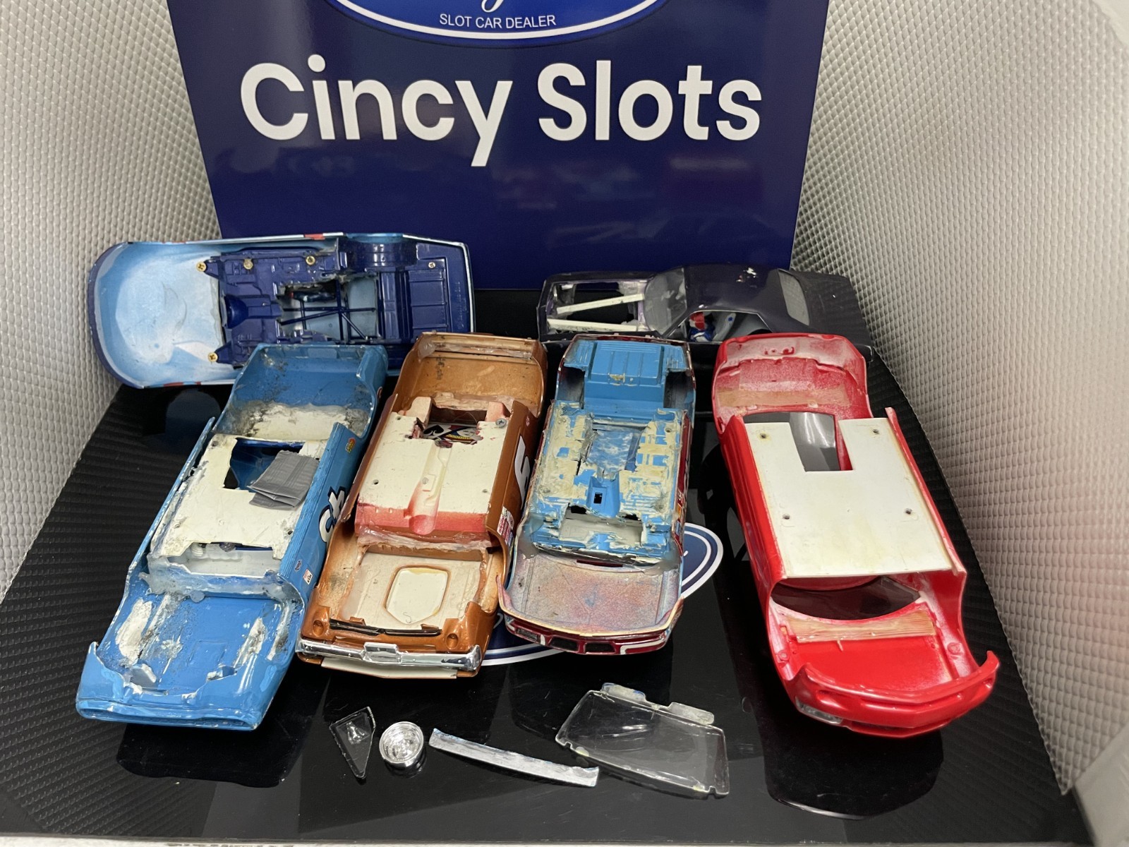 1/24 Slot Car Bodies for H&R Chassis' + Spare Parts Richard Petty