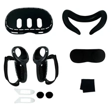 Silicone Protective Pad For Meta Quest 3 10-in-1 Grip Protective Cover Lens Cap