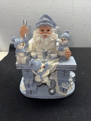 Encore Snow Buddies Collectibles Santa At Desk 1998. 8  Tall