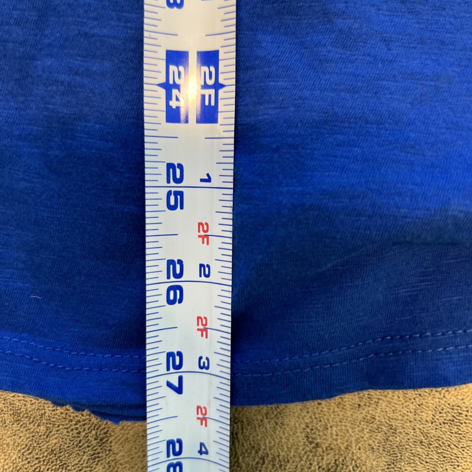 Luck Brand Shirt Women's 2X Blue Embroidered Rose Flower Tee NWT