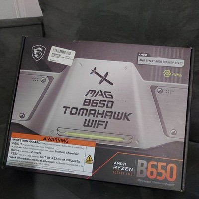 NEW SEALED MSI MAG B650 Tomahawk WiFi AM5 ATX DDR5 Gaming Motherboard