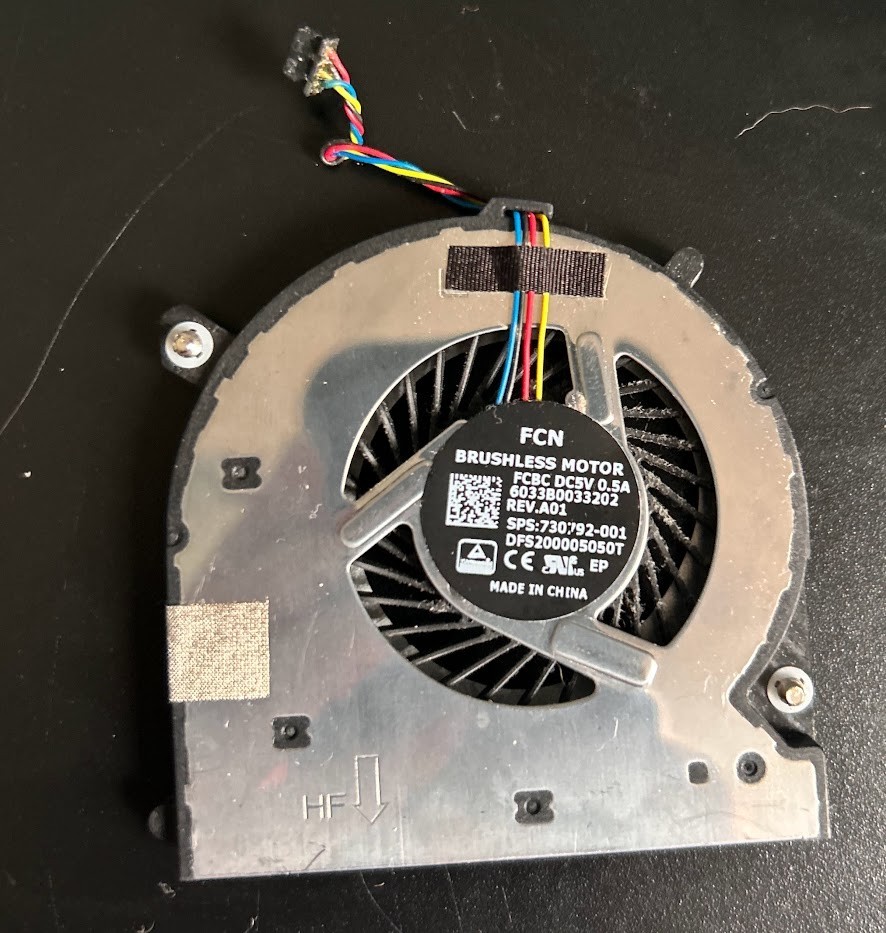 HP EliteBook CPU Fan Replacement Part