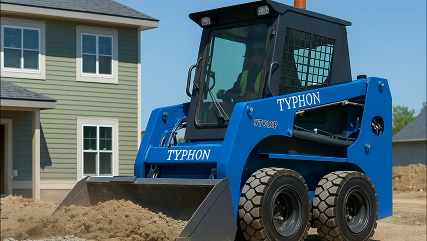 TYPHON STOMP 509 25HP Kubota D1105 1.4 Ton EPA Skid Steer Loader