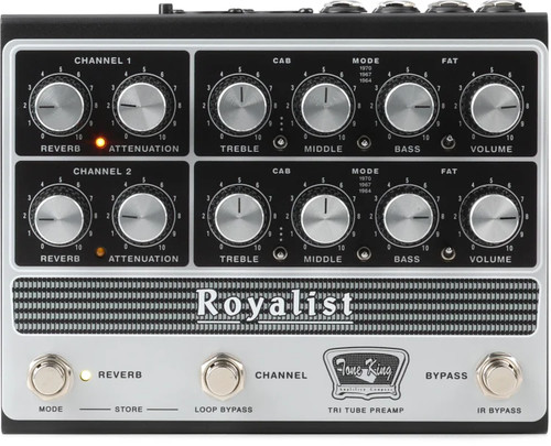Tone King Royalist Tri-tube Preamp and DI Pedal