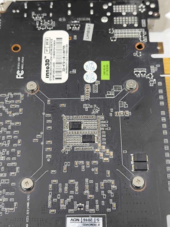 GTX1060 3GB Graphics Card - Working - Image 4 of 4