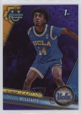 2023 Bowman U Chrome Purple Mini-Diamond Refractor /399 Devin Williams #86 13kh