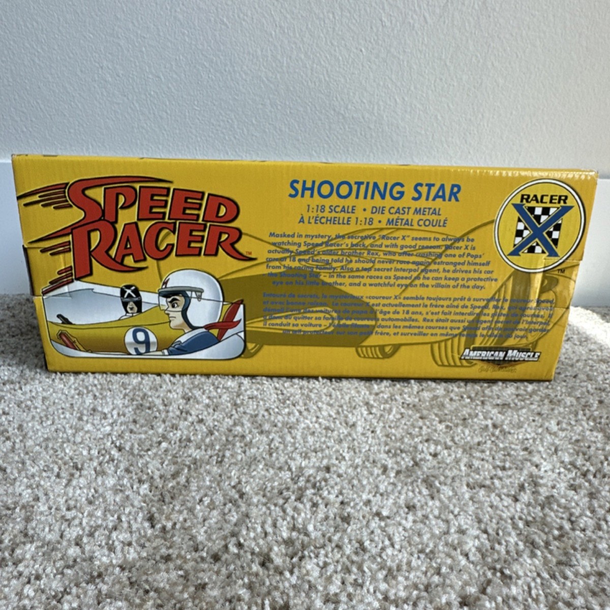 Ertl Speed Racer Shooting Star 1:18 Diecast American Muscle Yellow