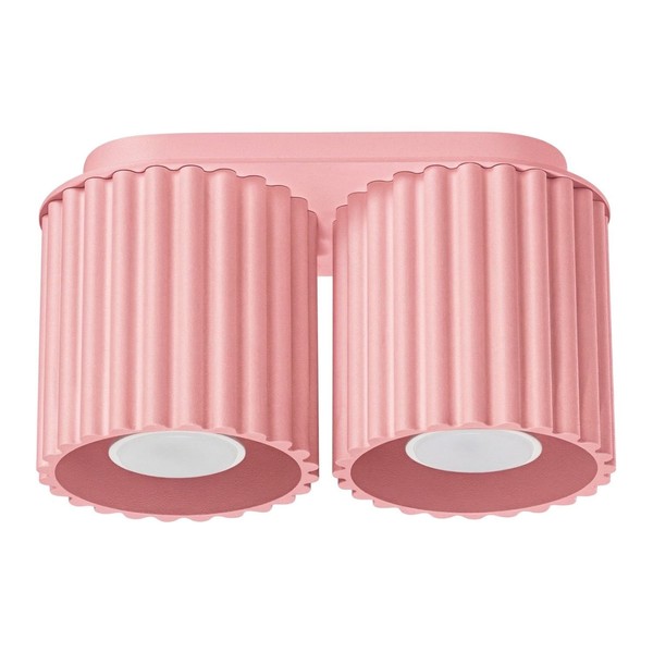 Deckenlampe Aluminium Rosa GU10 LäNglich BüRo L:21 Cm Deckenleuchte Esszimmer-image