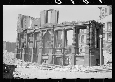 Old buildings being torn down,St. Louis,Missouri,MO,May 1940,John Vachon,FSA,5