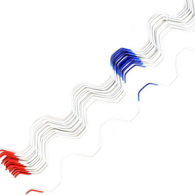 Letsfix Wiggle Spring Wire 50-Pack For Greenhouse Work Lock Channel Pvc Coated