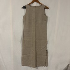 Talbots Petites Linen Sleeveless Pencil Dress Size 4 Tailored Fit. USA G-1