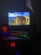 Full PC Setup with All Accessories
