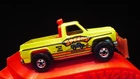 Vintage Hot Wheels 1979 Speedy Removal Snow Plow Truck Yellow W/ Orange Plow