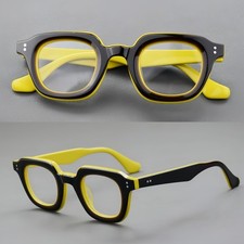 Square Retro Thick Acetate Eyeglass Frames Women Men Reading Glasses 1.5 Eyewear