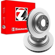 2X ZIMMERMANN BREMSSCHEIBEN HINTEN 358mm AUßENBELÜFTET PASSEND FÜR AUDI Q7