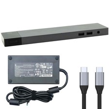 HP Elite HSTNN-CX01 Docking Station  200W Power Adapter for EliteBook