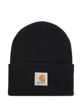 Carhartt Mens Knit Cuffed Beanie Hat, Black, One Size