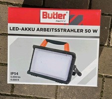 LED AKKU Arbeitsscheinwerfer butler machts IP54 5000 lm 4000K unbenutzt