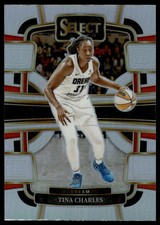 2024 Panini Select WNBA #83 Tina Charles Silver Prizms