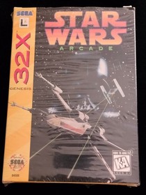 Sega Genesis 32x (1994) Star Wars Arcade Video Game in Box w/ Manual Tested MINT