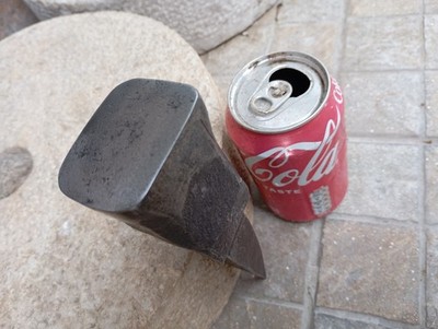 ANTIQUE STUMP STAKE STEEL SQUARE ANVIL BLACKSMITH TINSMITH 1175 Gr. - GOOD FACE