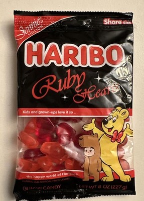Haribo x Jennie Ruby Hearts Gummy Bears (Jennie s Edition) Share Size 8oz Bag 