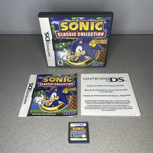 Sonic Classic Collection Nintendo DS 2010 Complete w Manual & Insert CIB Tested