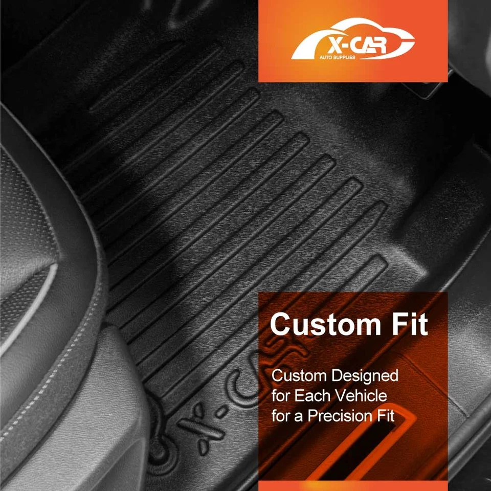 Floor Mats Boot Liner for Volkswagen VW Tiguan 2016-2024 All Weather Cargo Trunk - image 3 of 4