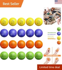 High-Quality Stress Relief Balls – 20-Pack with Motivational Quotes for All Ages