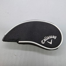 Callaway Golf Iron Headcover Pitching Wedge PW Black Neoprene Silver Trim Logo