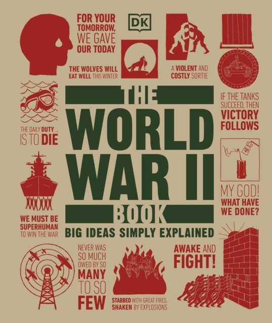 The World War II Book Big Ideas Simply Explained by DK (Hardback Book)
