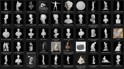 The Classical Sculpture Archive   142 STL Collection 3D Print Pack