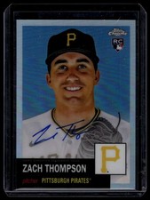 2022 Topps Chrome Platinum Zach Thompson #CPA-ZT Autographs Refractor
