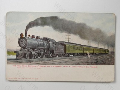 New York Central Empire State Express Zug Bryant Union um 1900 Postkarte
