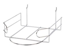 SSWBasics Chrome Wire Hat Display Rack for Slatwall or Pegboard – 8-5/8"