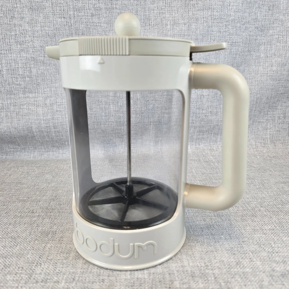 JUEGO DE GRANOS Bodum Cafetera Fría Prensa Francesa Doblar 2 Tapas Bloqueo Foto 2 de 4