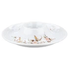 Egg Cup with Bowl Tray Eschenbach Salzburg Brown Vine