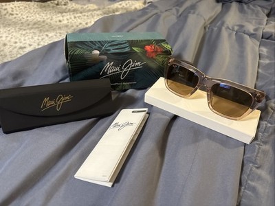Maui Jim  Aloha Lane Polarized Sunglasses Pink-Pink Bronze Brand New 8938-003