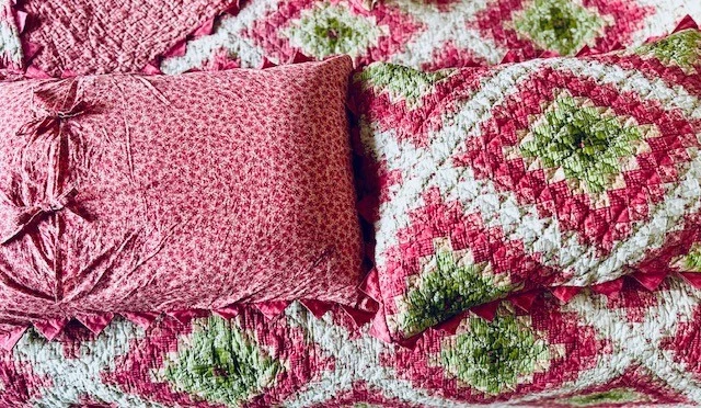 Donna Sharp хлопок ручной работы ручной работы пирсинг "вокруг света" King лоскутное одеяло комплект РЕДКАЯ! - Изображение 4 из 4