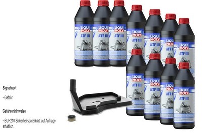 11 L Liqui Moly ATF III VAICO Getriebeölfilter für Chevrolet Trailblazer 4.2